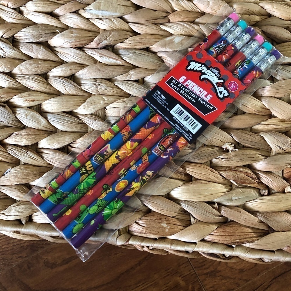 Miraculous 6 pack No. 2 pencils